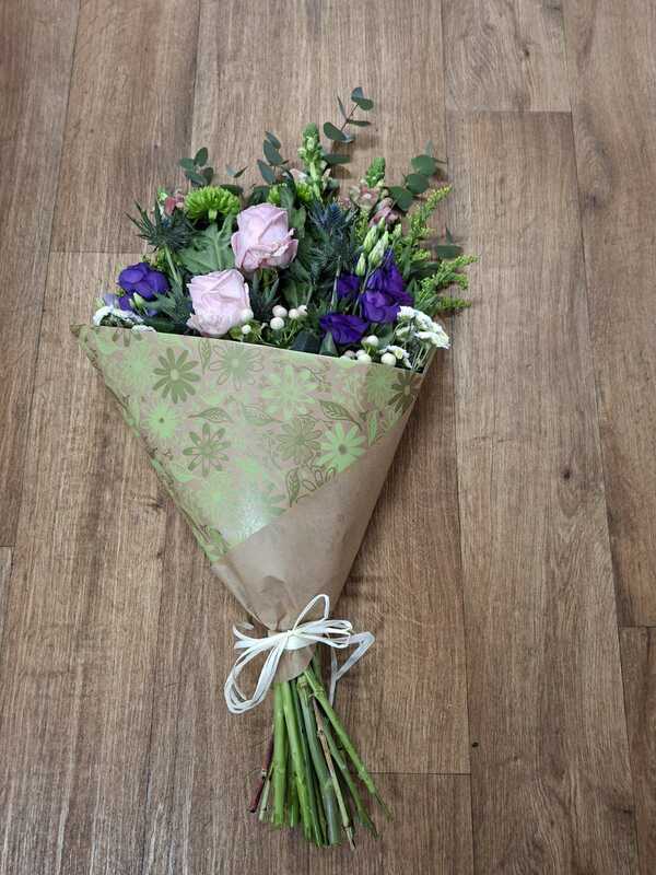 Flowers delivered to customer