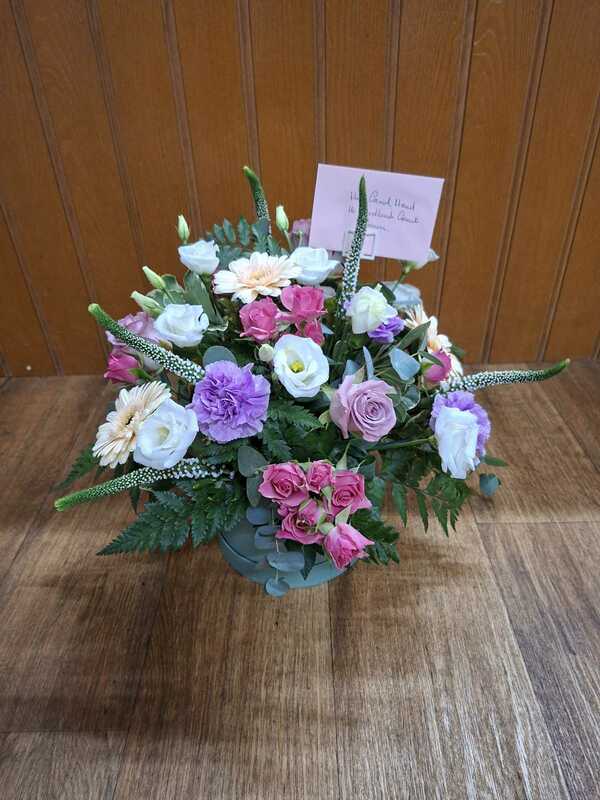 Flowers delivered to customer