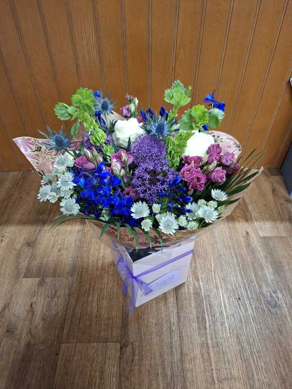 Flowers delivered to customer