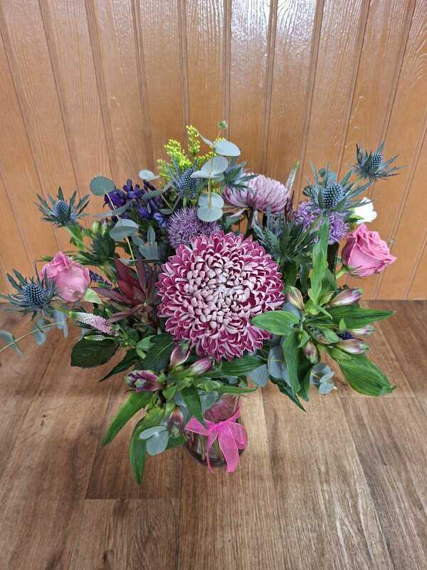 Flowers delivered to customer