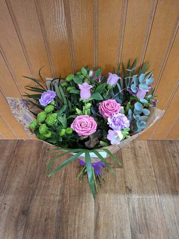 Flowers delivered to customer