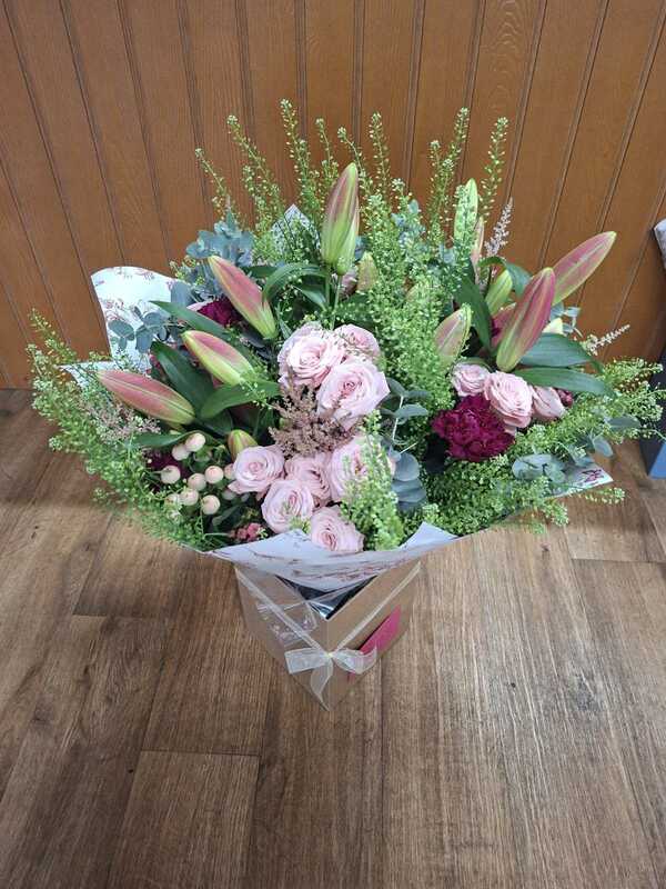 Flowers delivered to customer