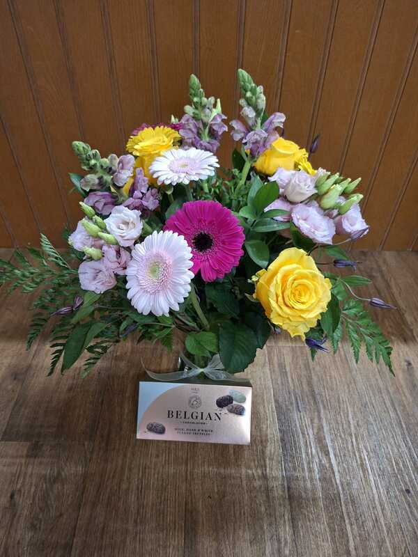 Flowers delivered to customer