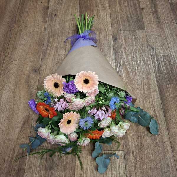 Flowers delivered to customer