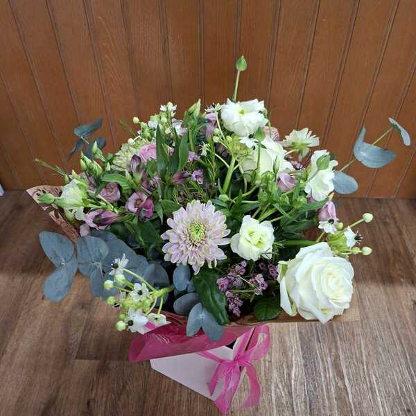 Flowers delivered to customer