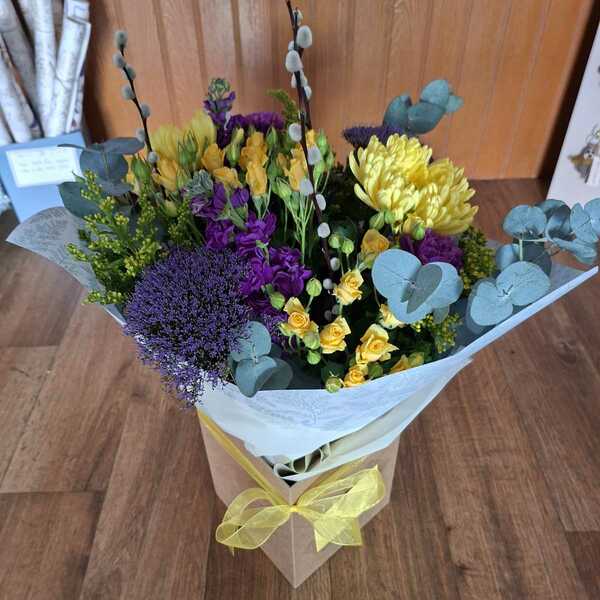 Flowers delivered to customer