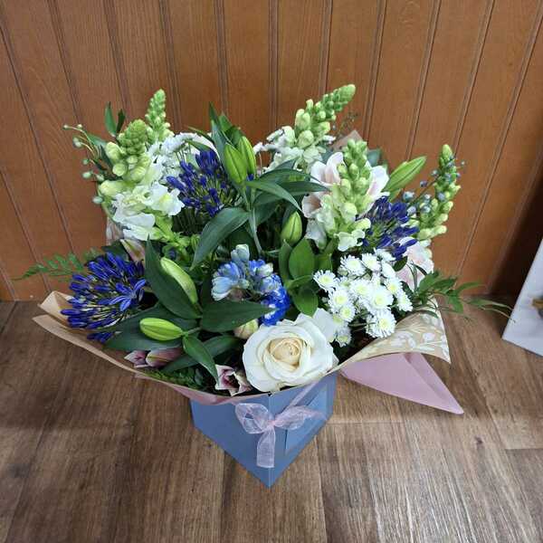 Flowers delivered to customer