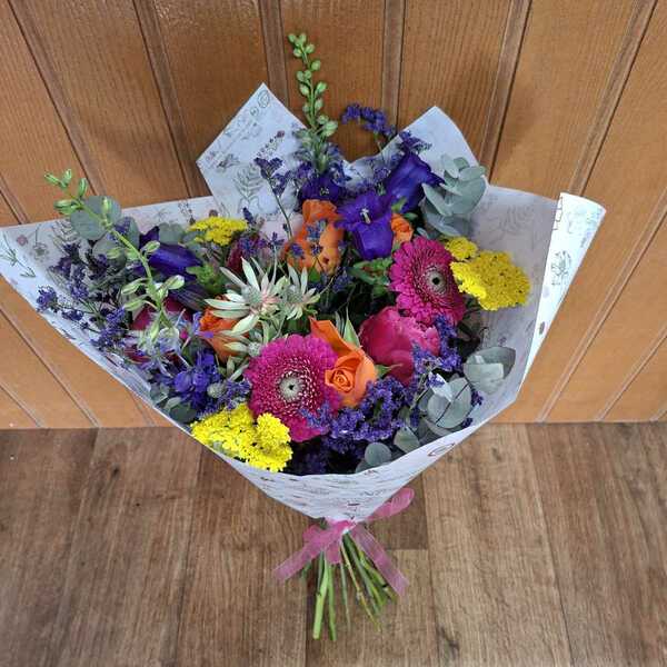 Flowers delivered to customer