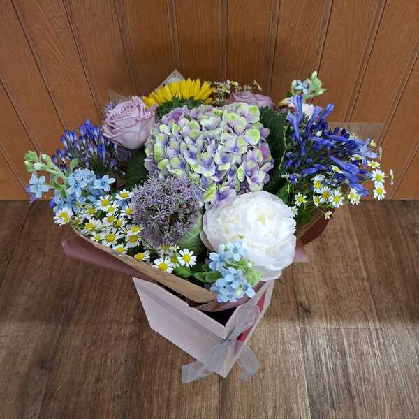 Flowers delivered to customer