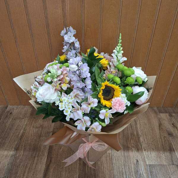 Flowers delivered to customer