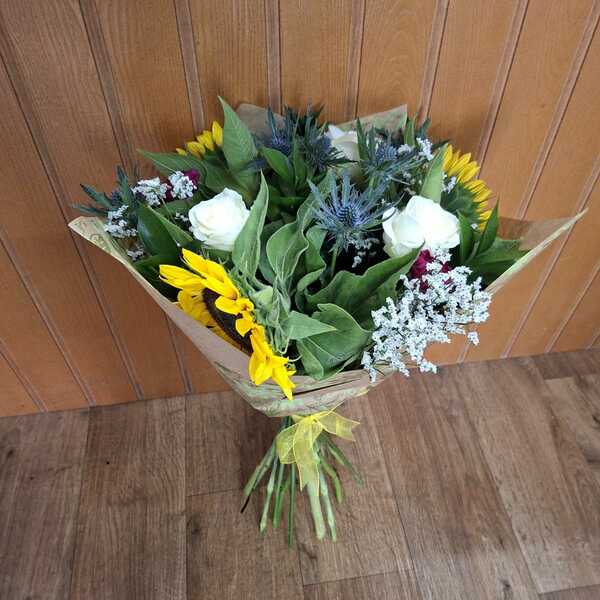 Flowers delivered to customer