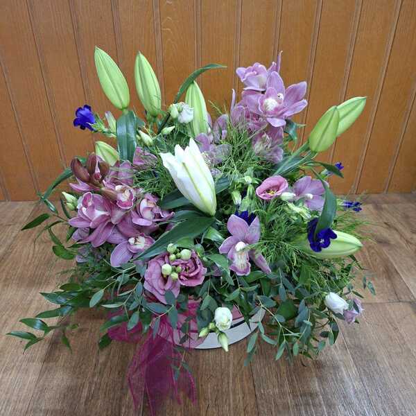 Flowers delivered to customer