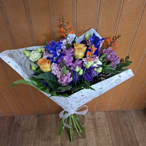 Flowers delivered to customer