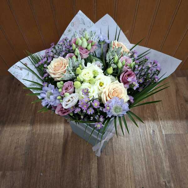 Flowers delivered to customer