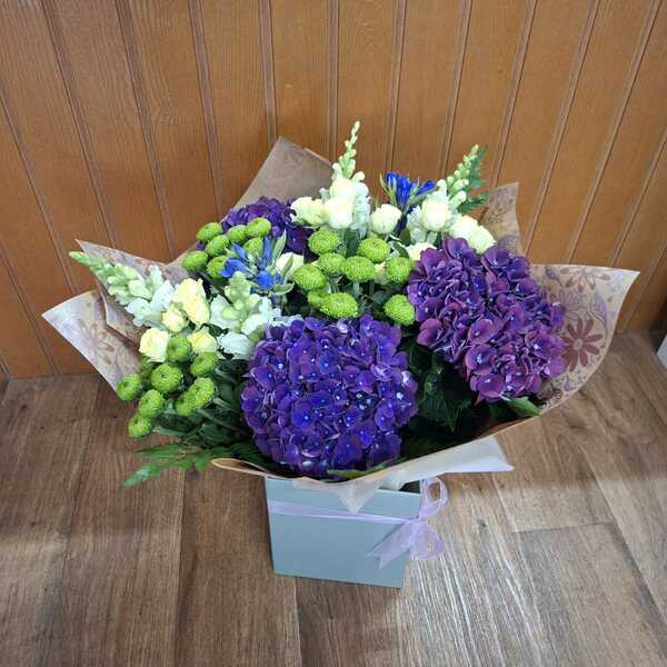 Flowers delivered to customer