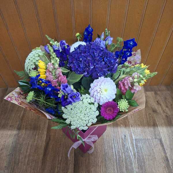 Flowers delivered to customer