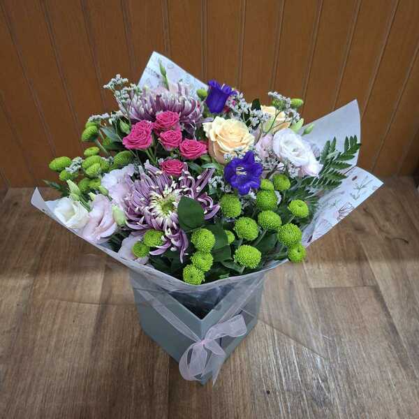 Flowers delivered to customer