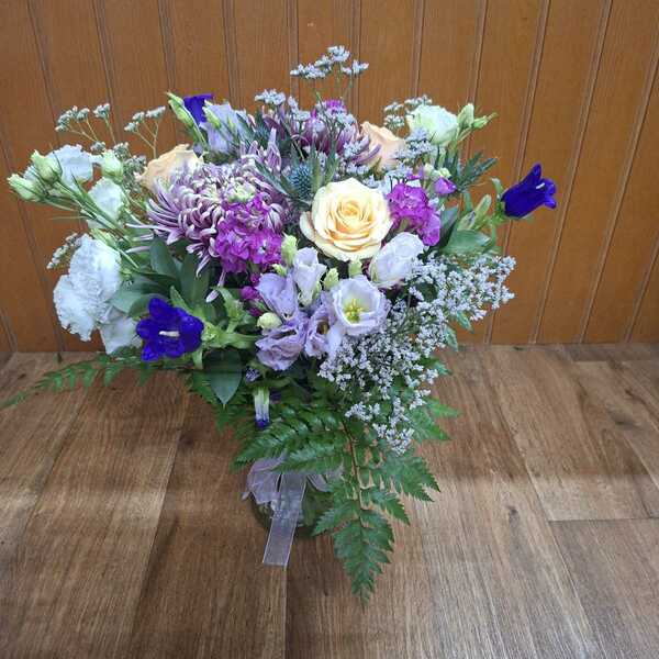 Flowers delivered to customer