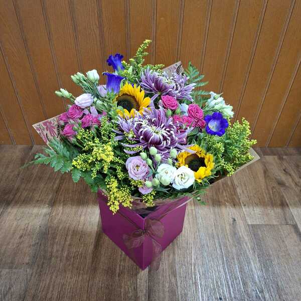 Flowers delivered to customer