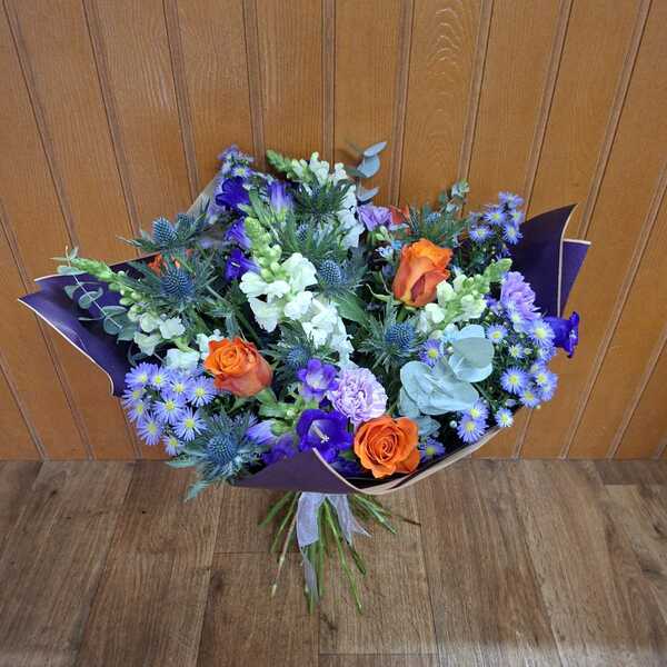 Flowers delivered to customer