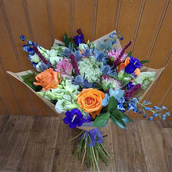 Flowers delivered to customer