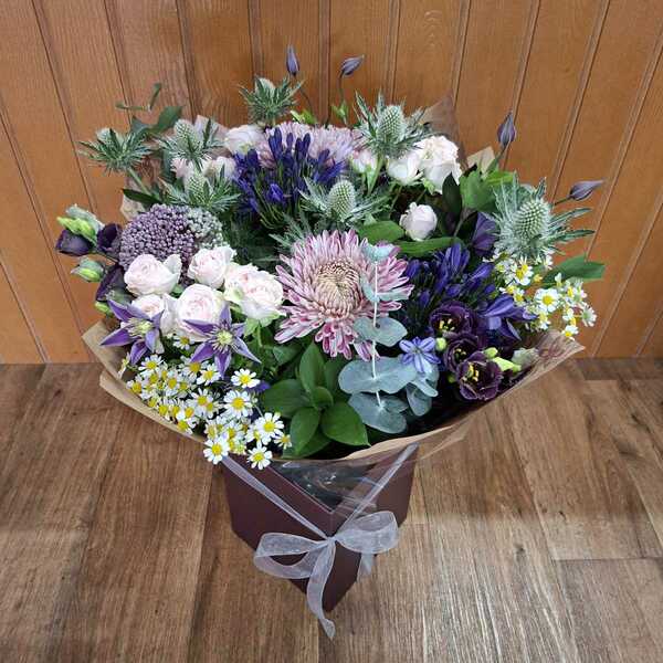 Flowers delivered to customer