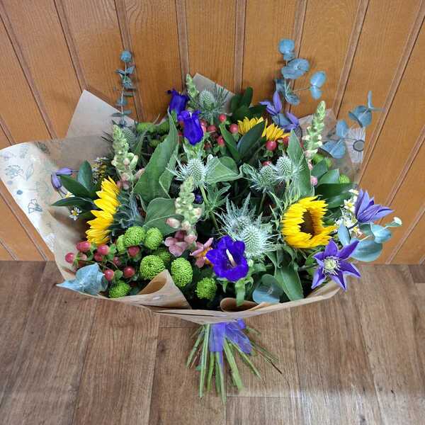 Flowers delivered to customer