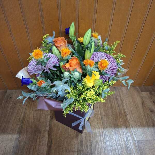 Flowers delivered to customer