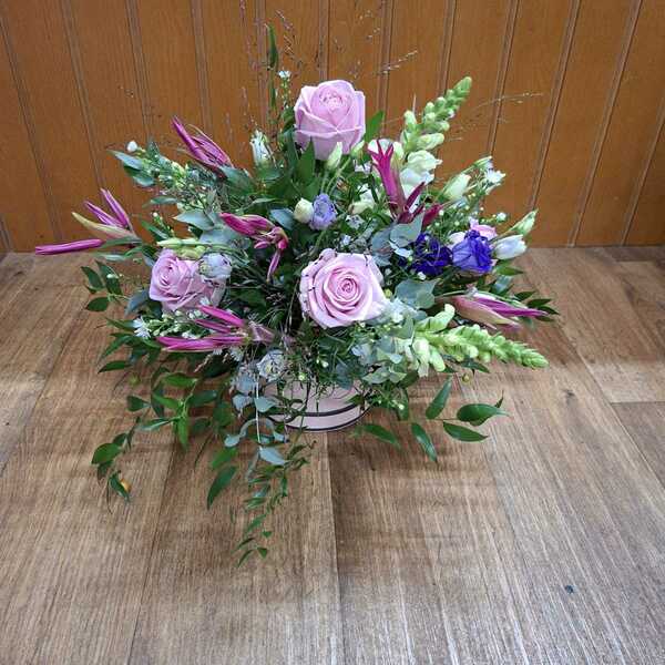 Flowers delivered to customer