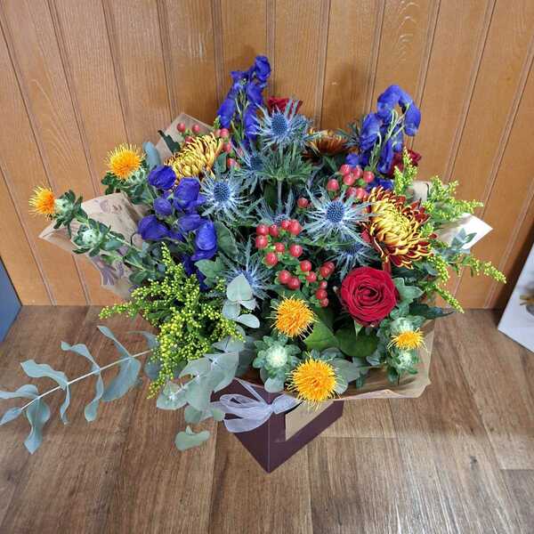 Flowers delivered to customer