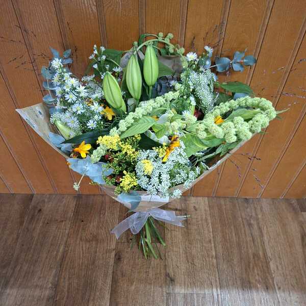 Flowers delivered to customer