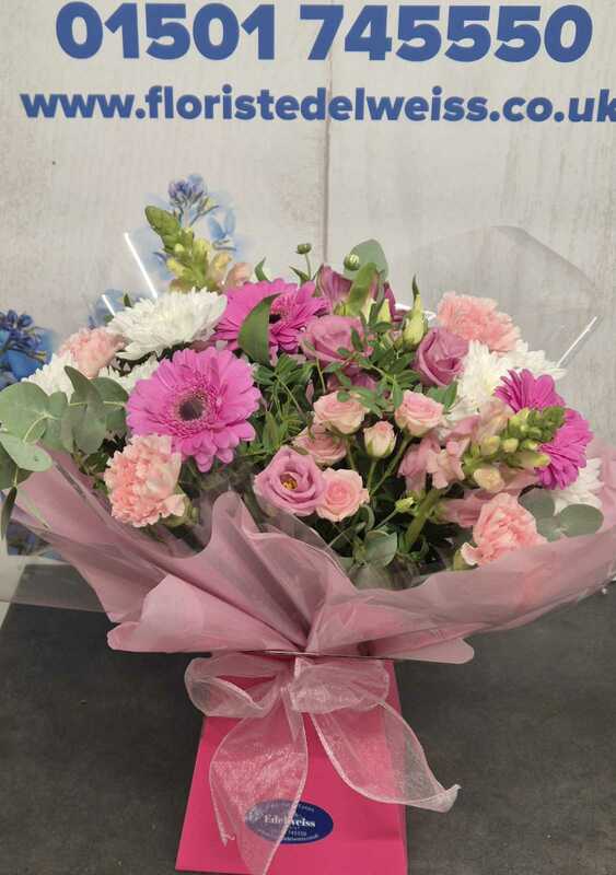 Flowers delivered to customer