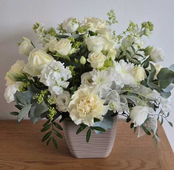 Flowers delivered to customer