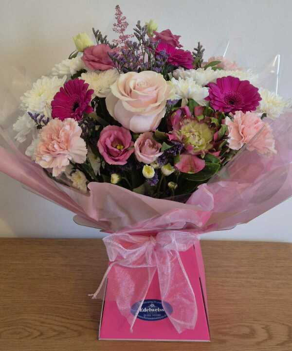Flowers delivered to customer