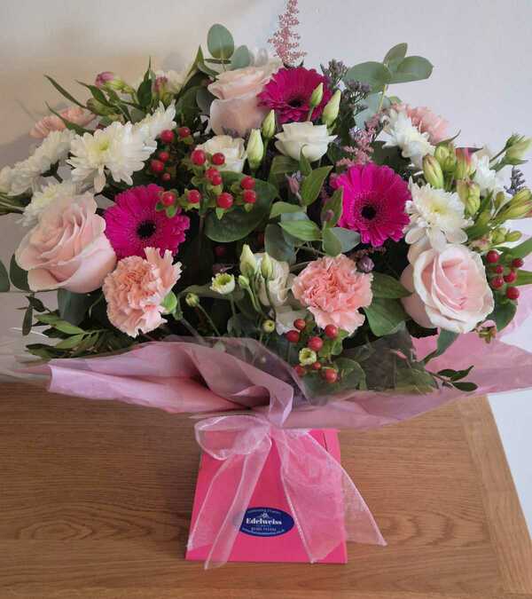 Flowers delivered to customer