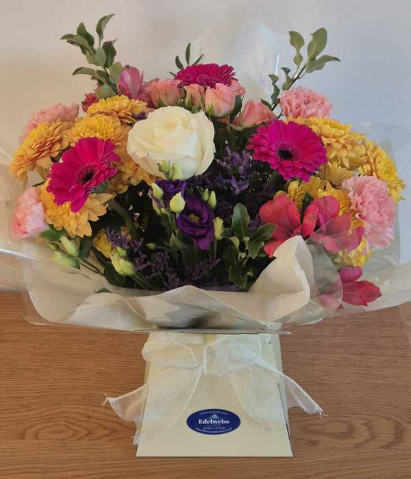 Flowers delivered to customer