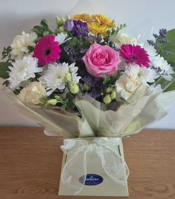 Flowers delivered to customer