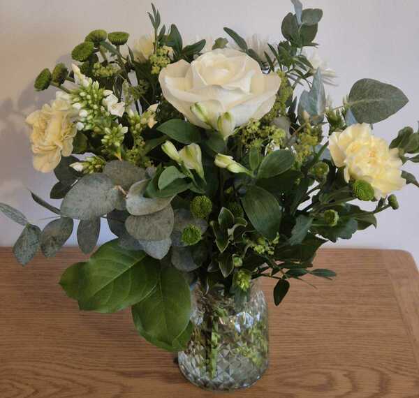 Flowers delivered to customer