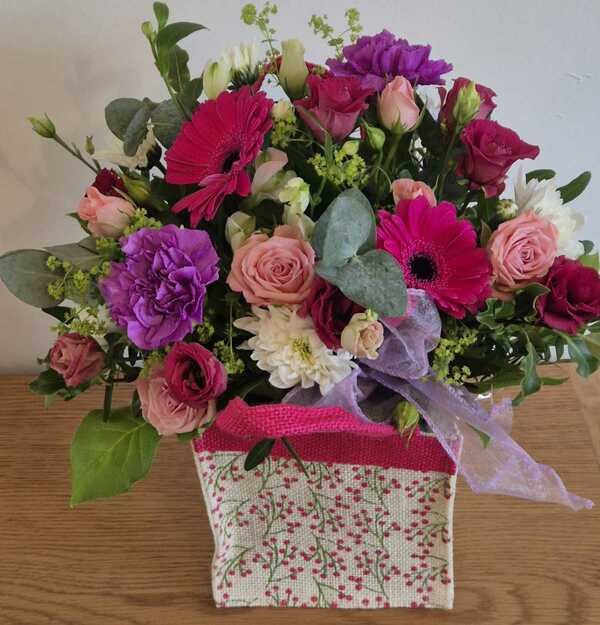 Flowers delivered to customer