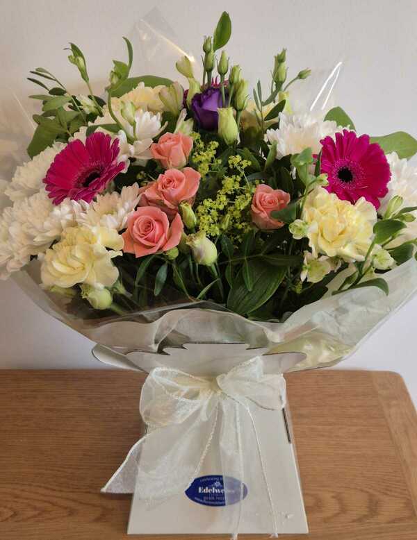 Flowers delivered to customer