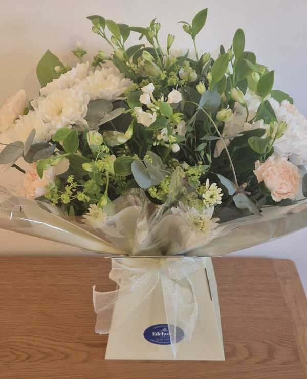 Flowers delivered to customer