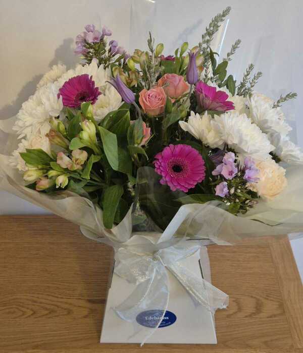 Flowers delivered to customer