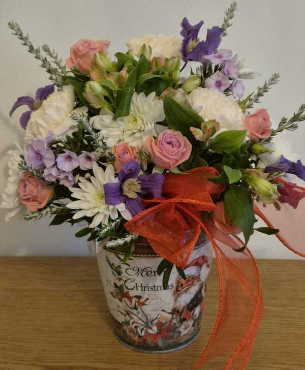 Flowers delivered to customer