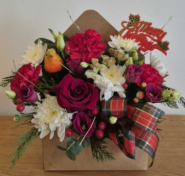 Flowers delivered to customer