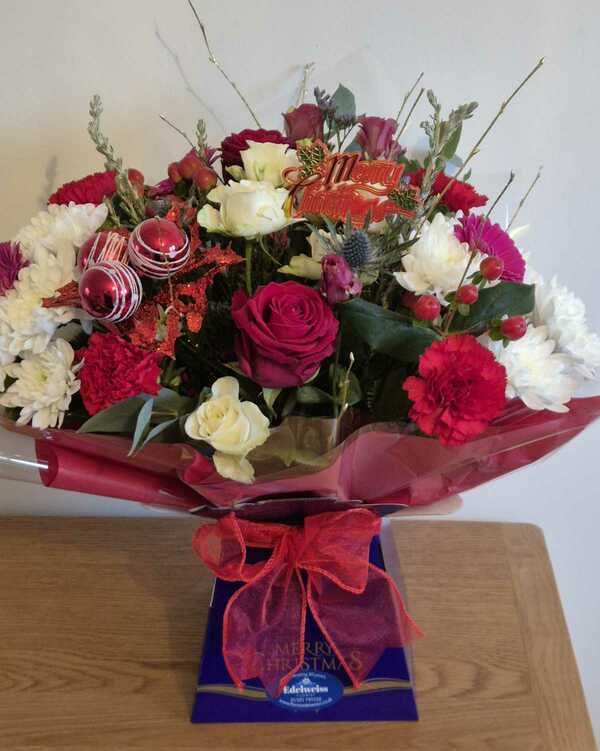 Flowers delivered to customer