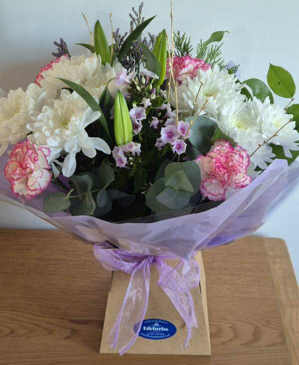 Flowers delivered to customer