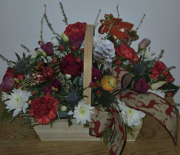 Flowers delivered to customer