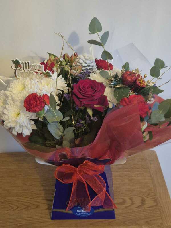 Flowers delivered to customer