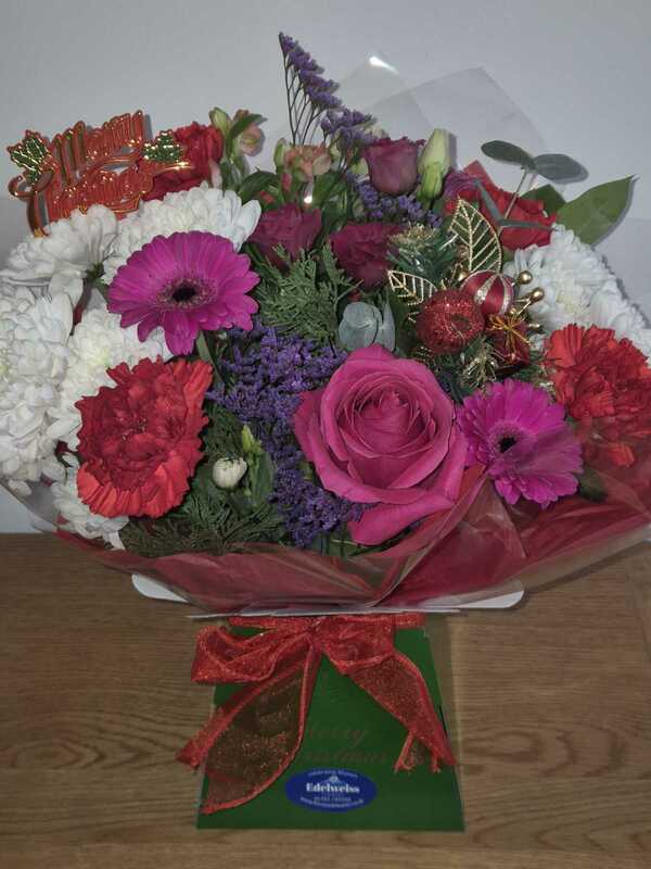 Flowers delivered to customer