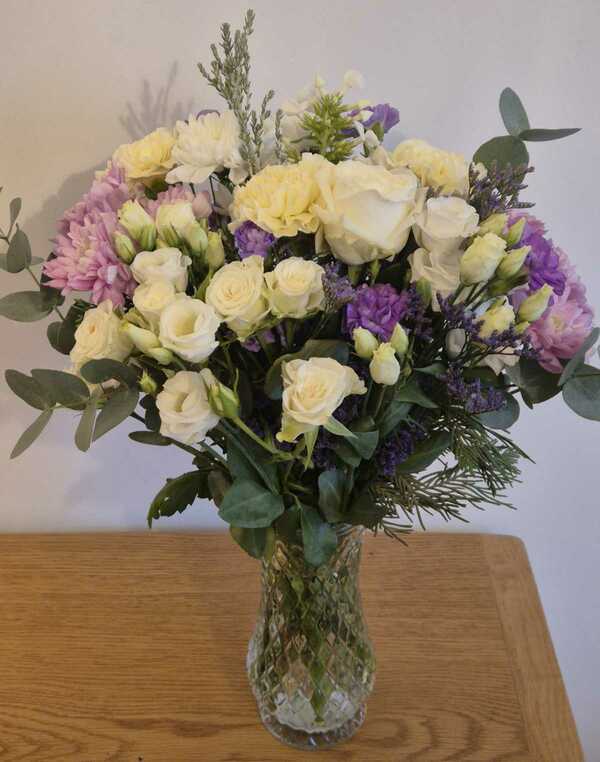 Flowers delivered to customer